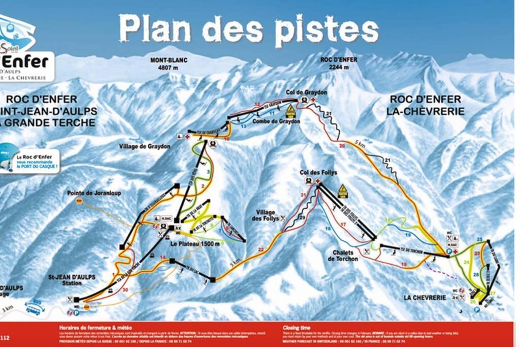 L'Enchalpe, Grand Et Lumineux Studio Avec Coin Montagne 5 Personnes, 60M Des Pistes, Piscine Couverte, Wifi, Grand Balcon Expo Est, Draps Non Compris Saint-Jean-dʼAulps Exteriér fotografie