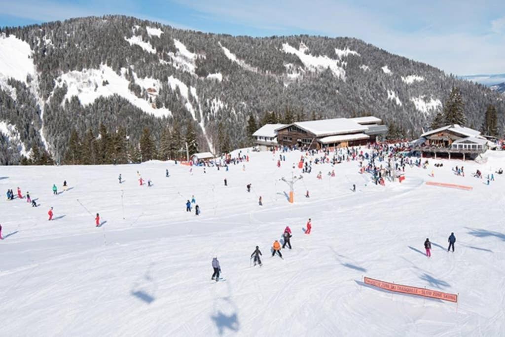 L'Enchalpe, Grand Et Lumineux Studio Avec Coin Montagne 5 Personnes, 60M Des Pistes, Piscine Couverte, Wifi, Grand Balcon Expo Est, Draps Non Compris Saint-Jean-dʼAulps Exteriér fotografie